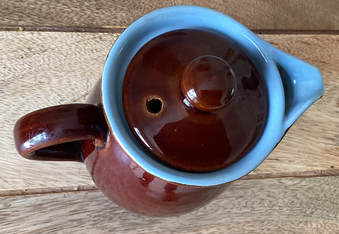 Denby Stoneware Made England🏴󠁧󠁢󠁥󠁮󠁧󠁿Jug 3/4PT Brown/Blue DENBY STONEWARE