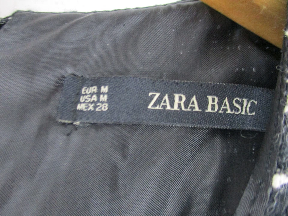 Женский игровой костюм Zara Basic черный белый клетчатый без рукавов M 10? - Изображение 3 из 4