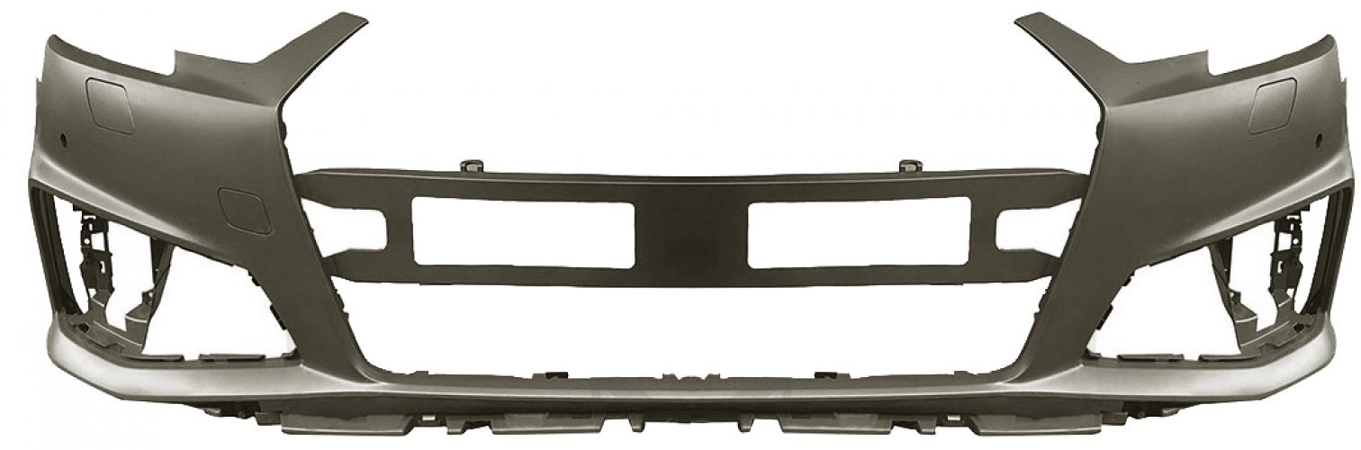 Pare-choc avant pour Audi A4 2018-2019 version S-Line en plastique ABS noir