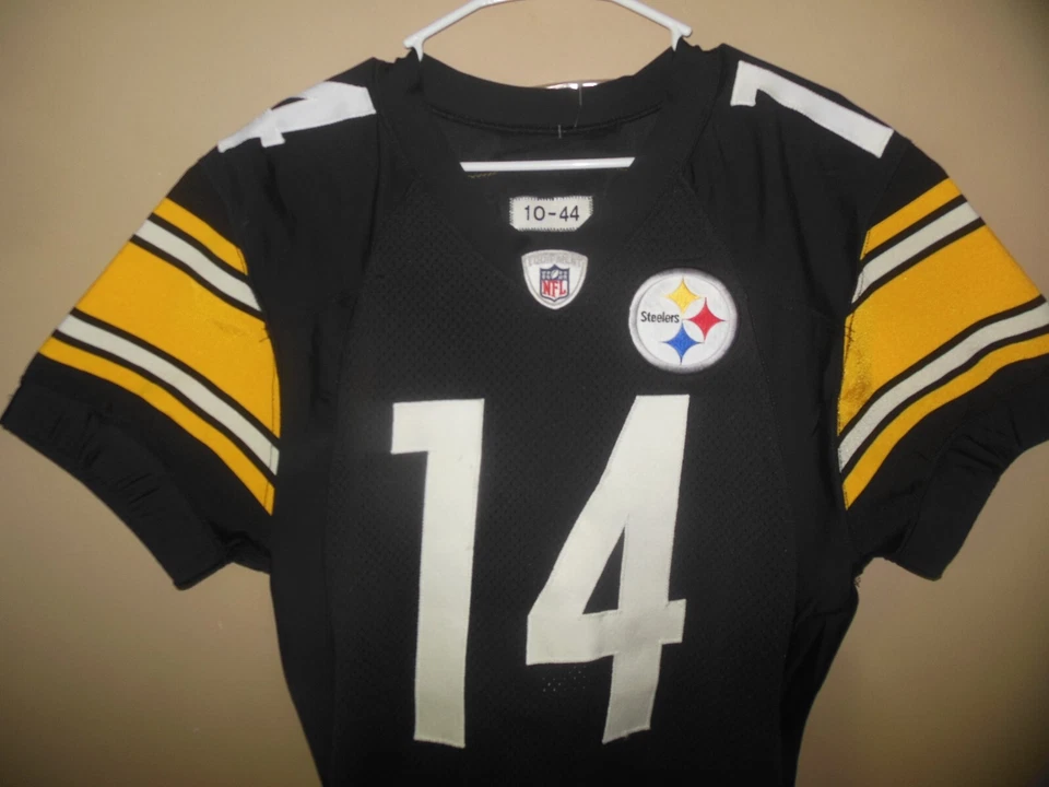Camiseta Robinson #14 emitida por el equipo Pittsburgh Steelers 2010 talla 44 certificado de autenticidad 313516 Foto 2 de 4