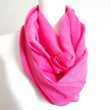 NEW Pink Infinity Scarf Circle Loop New with Tag