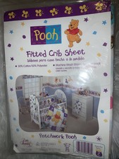 winnie the pooh fitted crib sheet