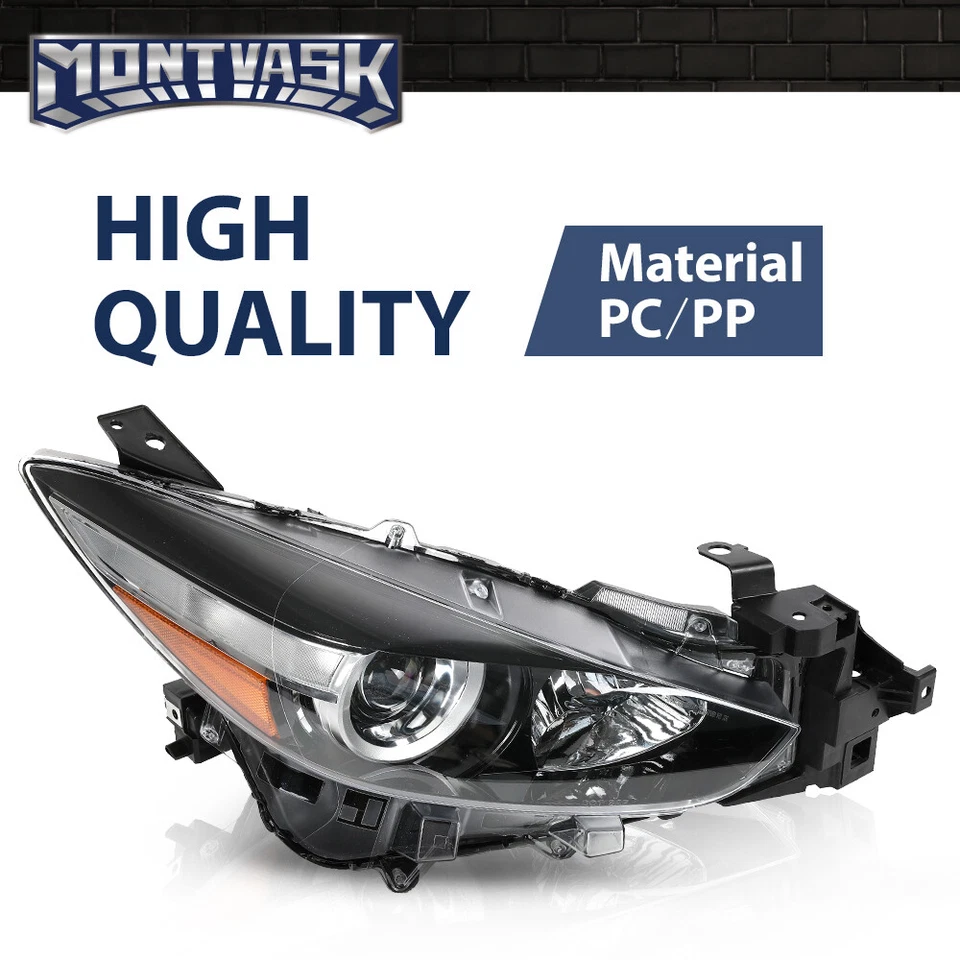 Faros proyectores halógenos izquierda+derecha aptos para Mazda 2017-2018 3 Foto 4 de 4