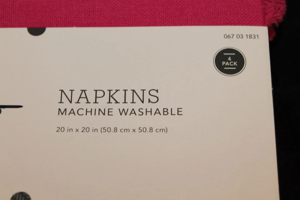 Threshold Napkins 4 pack High Tide orange green blue pink new #1831 - Image 4 of 4