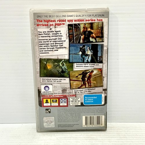 Tom Clancy's Splinter Cell: Essentials + Manual - Sony PSP - Probado y funcionando - Imagen 2 de 4