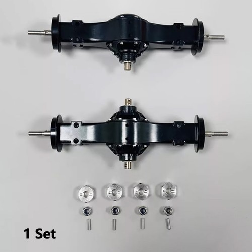 Metal Rear/Rear Through Axle for 1/14 Tamiya RC Truck Car Scania 770S BENZ VOLX2 - Picture 2 of 14