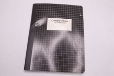 Staples Composition Notebook Graph Ruled Black 9.75" x 7.5" 100- Sheet