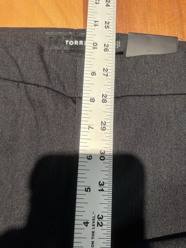 Torrid NWT Women’s Slim Flare Pants. Charcoal Grey. 14R. Stretch. - Picture 11 of 15