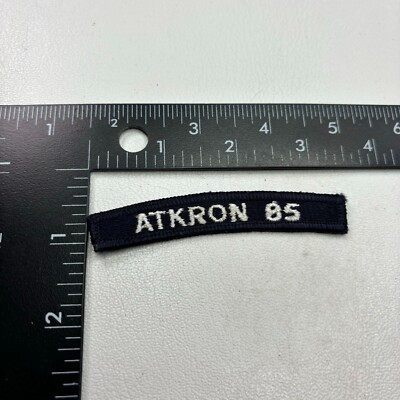 US Navy ATTACK SQUADRON ATKRON 85 Tab Patch (Rocker, UIM) 20MQ