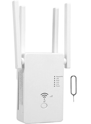 AC1200M WiFi Router Or Extender, Dual Band WiFi Signal Amplifier