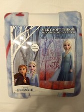 Disney Frozen 2 Elsa Silky Soft Throw Live Your Truth 40"x 50"