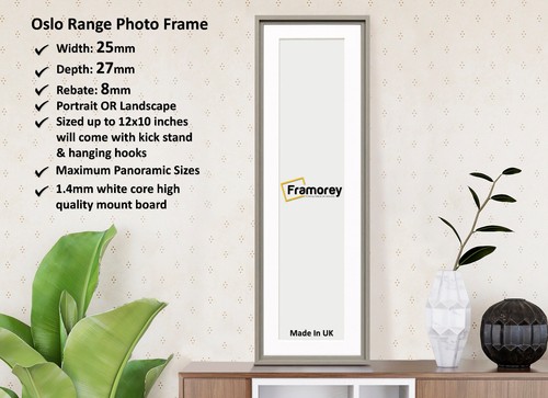 Panoramic Size Picture Frame Oslo Range With or Without White Mount - Picture 61 of 83