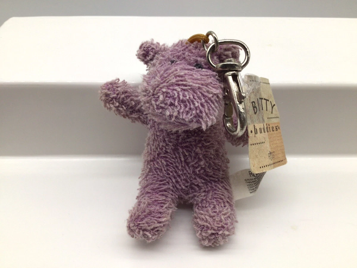 Plush hippo cheap keychain