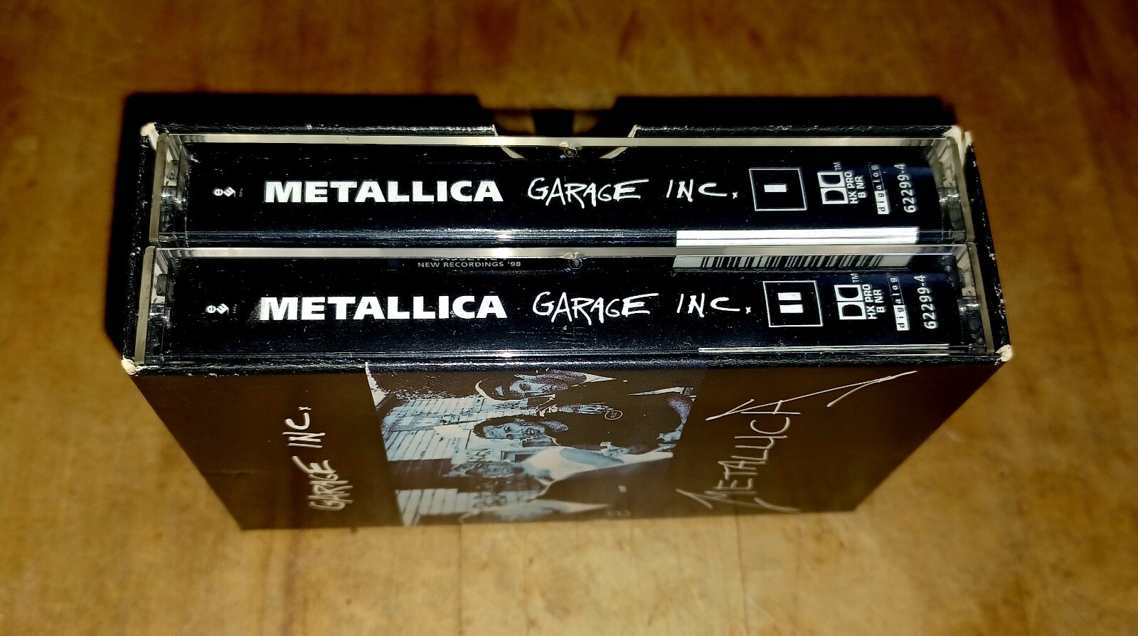 METALLICA GARAGE INC VINTAGE CASSETTE TAPE SET w/BOX ELEKTRA RARE (1998) 🔥