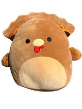 Squishmallow 12" Terry the Brown Thanksgiving Turkey Plush