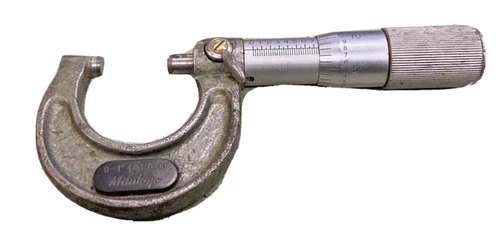 Used Mitutoyo (No. 103-135) Outside Micrometer 0-1" (.0001" Graduations)