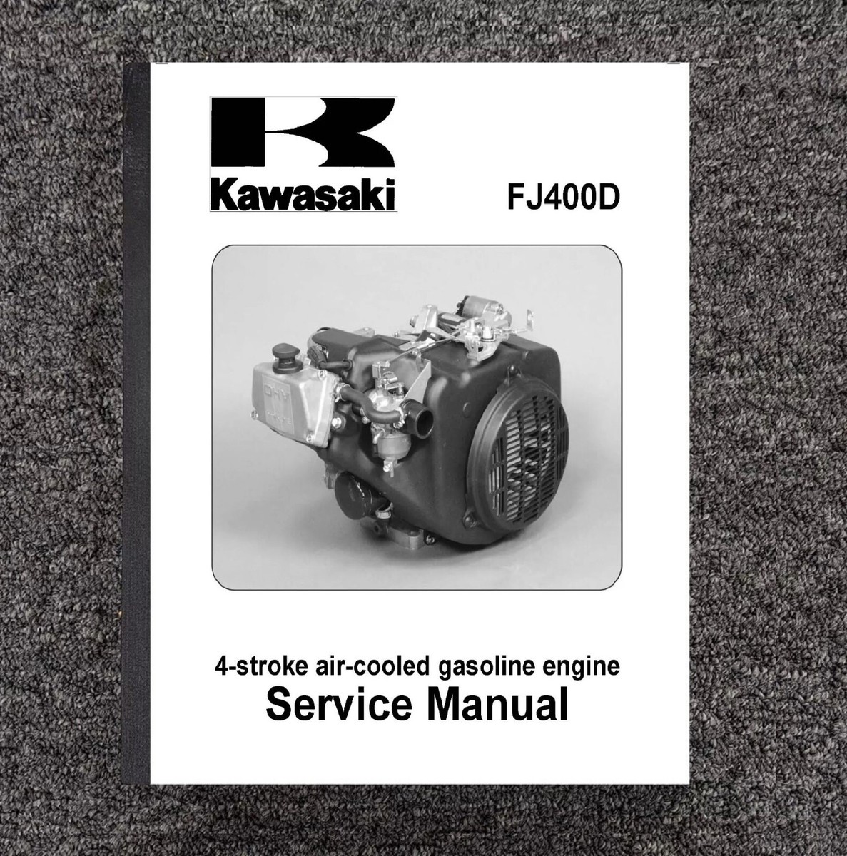 Kawasaki 400 4-stroke 400D Engine Workshop Repair Manual fj400d
