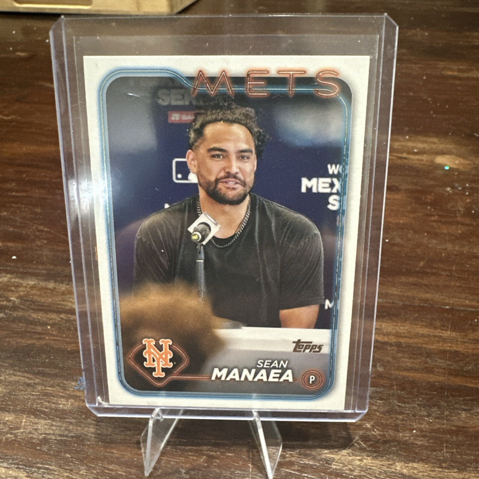 2024 Topps Series 2 - SSP GOLDEN MIRROR IMAGE VARIATION Sean Manaea #380 - Mets