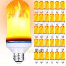 30x LED Flicker Flame Light Bulbs Simulated Nature Fire Effect Lamp Night Decor