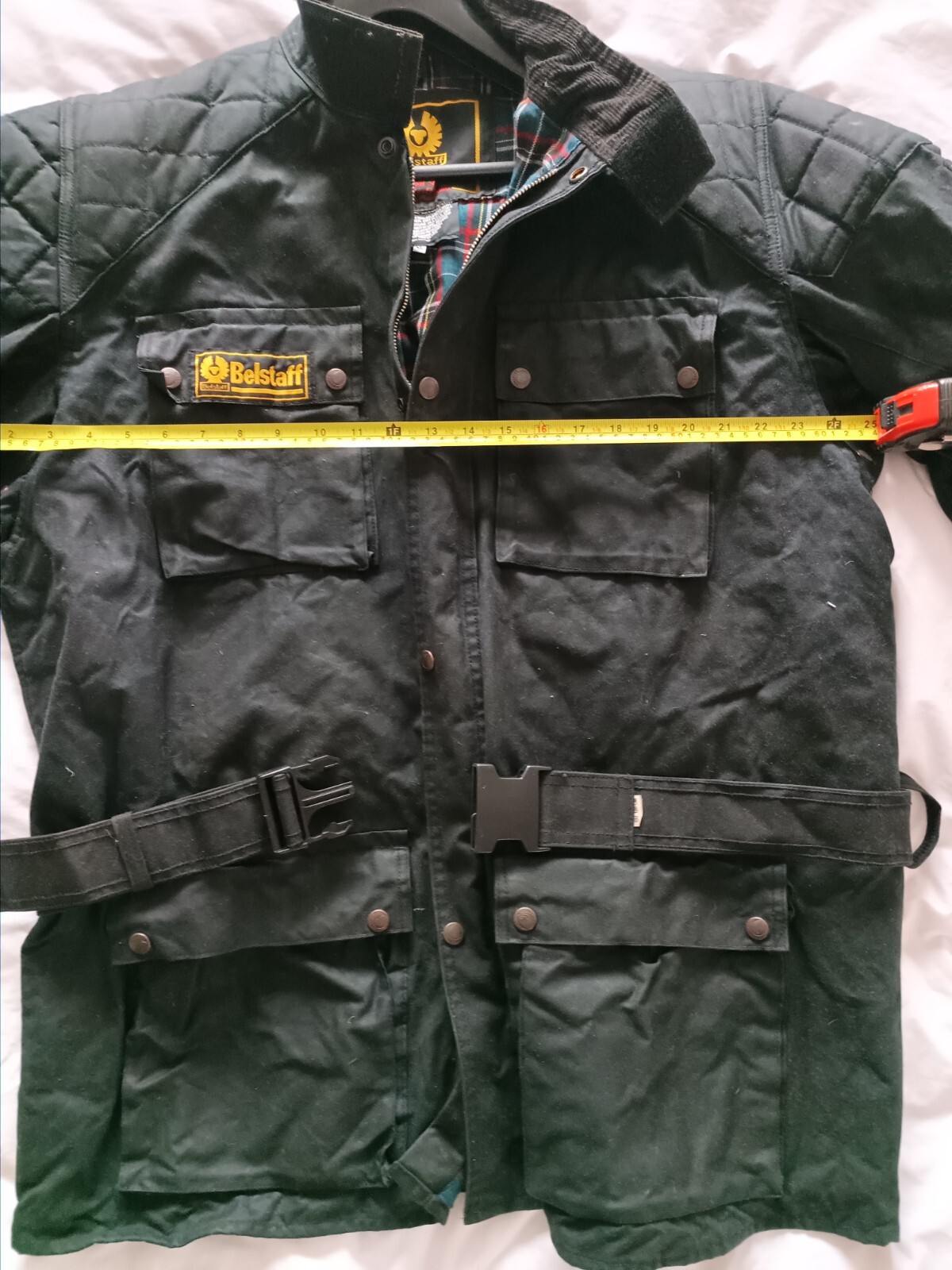 Preowned Belstaff Black Waxed Cotton Motorcycle Jacket & Trousers eBay