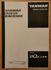 Yanmar Vio 10-2 Bagger Ersatzteilliste Handbuch Parts Manual Catalog Crawler 