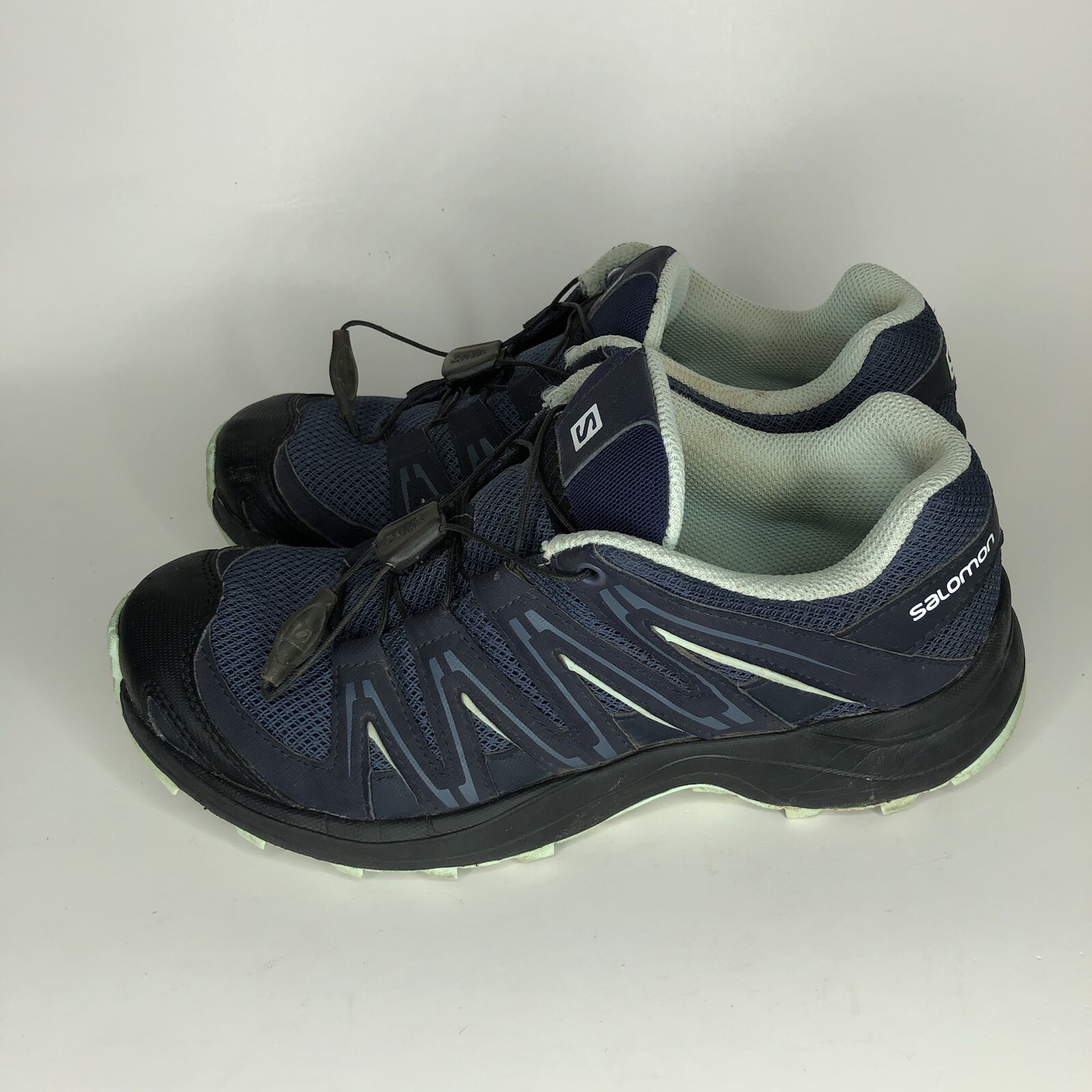 salomon scarpe da trekking passeggio donna misura 6 5 blu sintetico sneakers comode