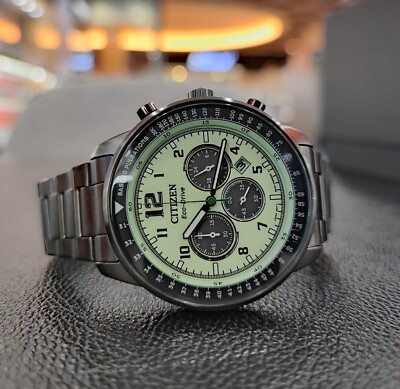 オムライチュ！！！！ CITIZEN COLLECTION RECORD LABEL 1984 Chronograph AT2541-54A Eco