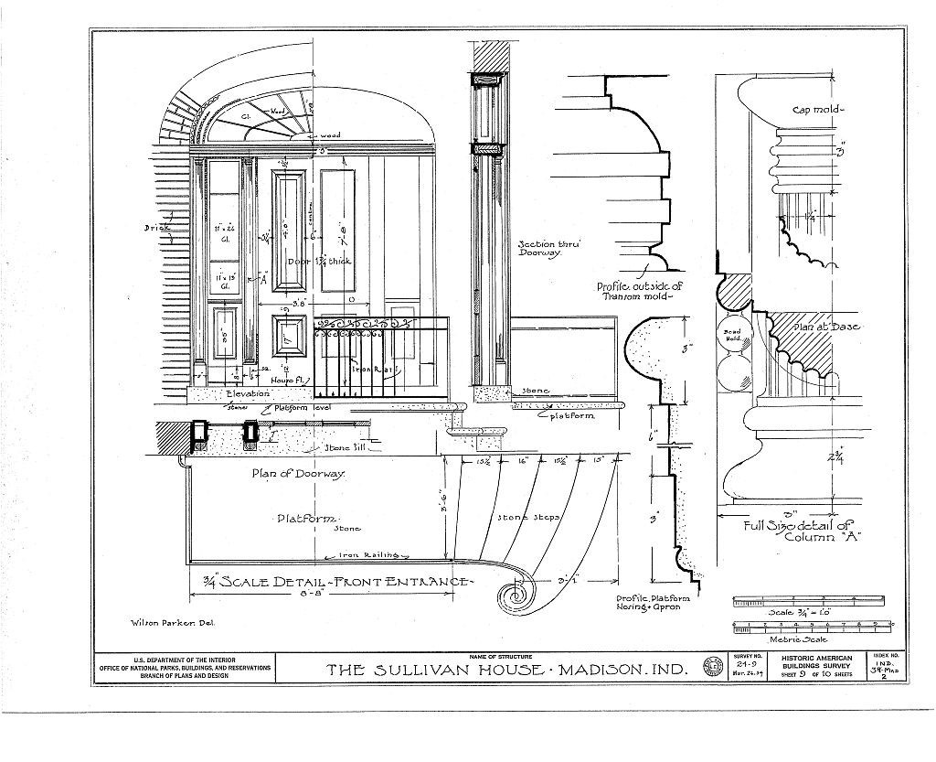 Home Plans, Colonial Brick Townhouse, spacious traditional house on a narrow lot Populaire aanbiedingen