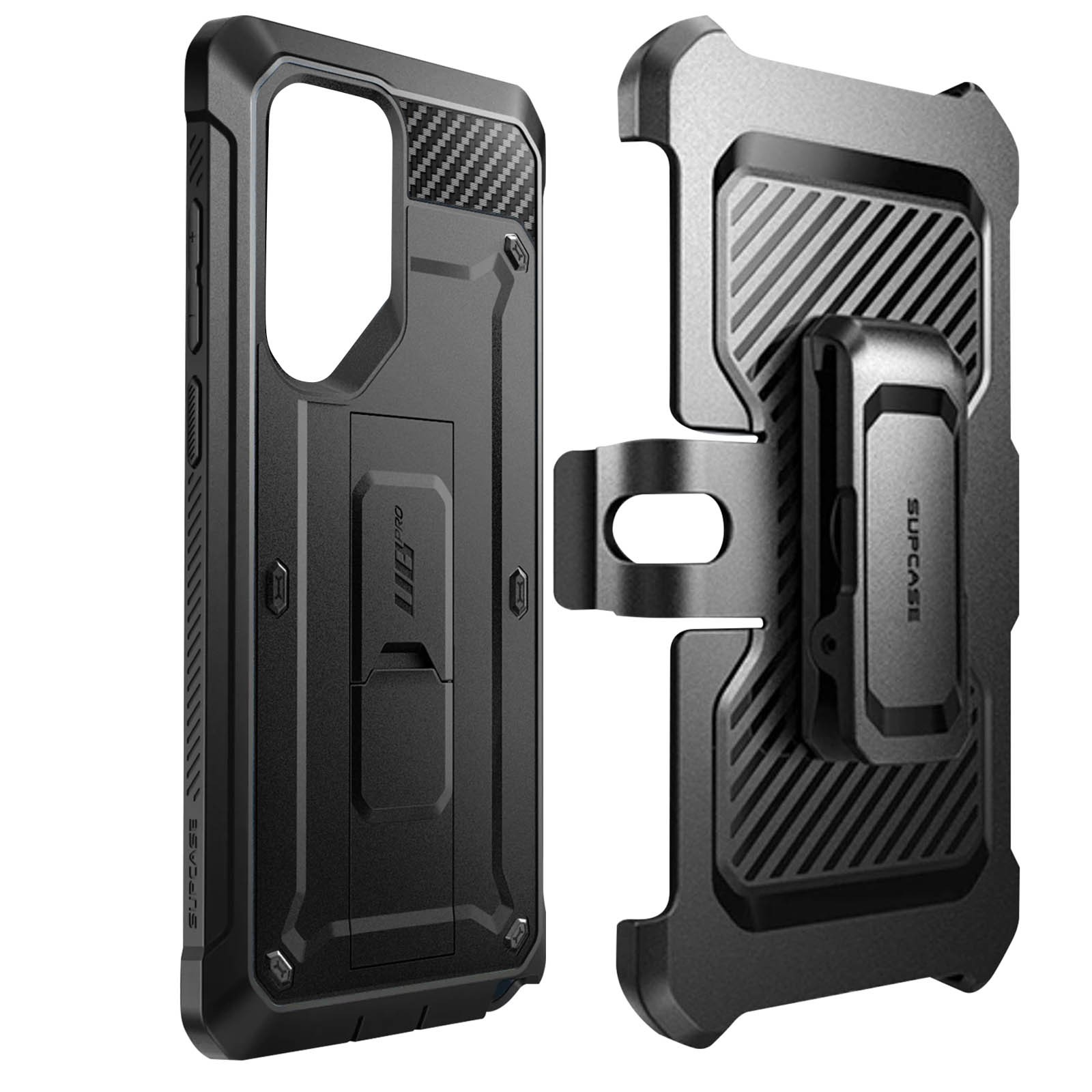 Coque Galaxy S23 Ultra Supcase Unicorn Beetle Pro antichoc intégrale noir