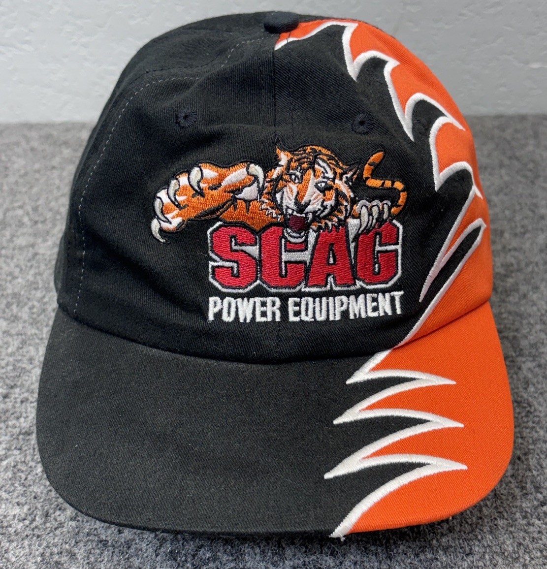 Scag Power Equipment Cap Hat Black Mens Adjustable Embroidered