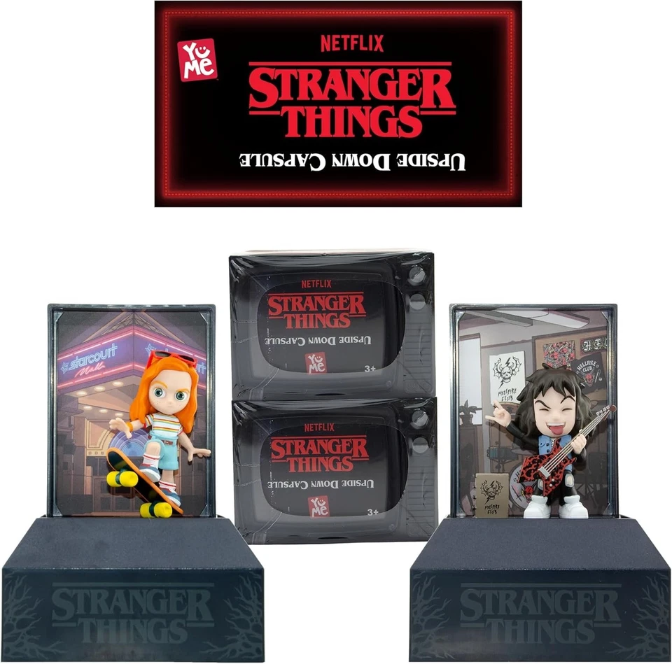 Stranger Things Caja Ciega Coleccionable Paquete de 2 | Cápsula Al Revés Serie 1 M... Foto 2 de 4