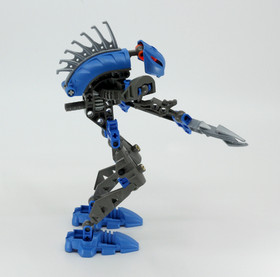LEGO Bionicle Rahkshi Guurahk Blue 8588 Figure w/ Staff Weapon (See Photos)