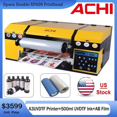 A3 UV DTF Printer Printing Laminating Sticker Printer Varnish Transfer Printing