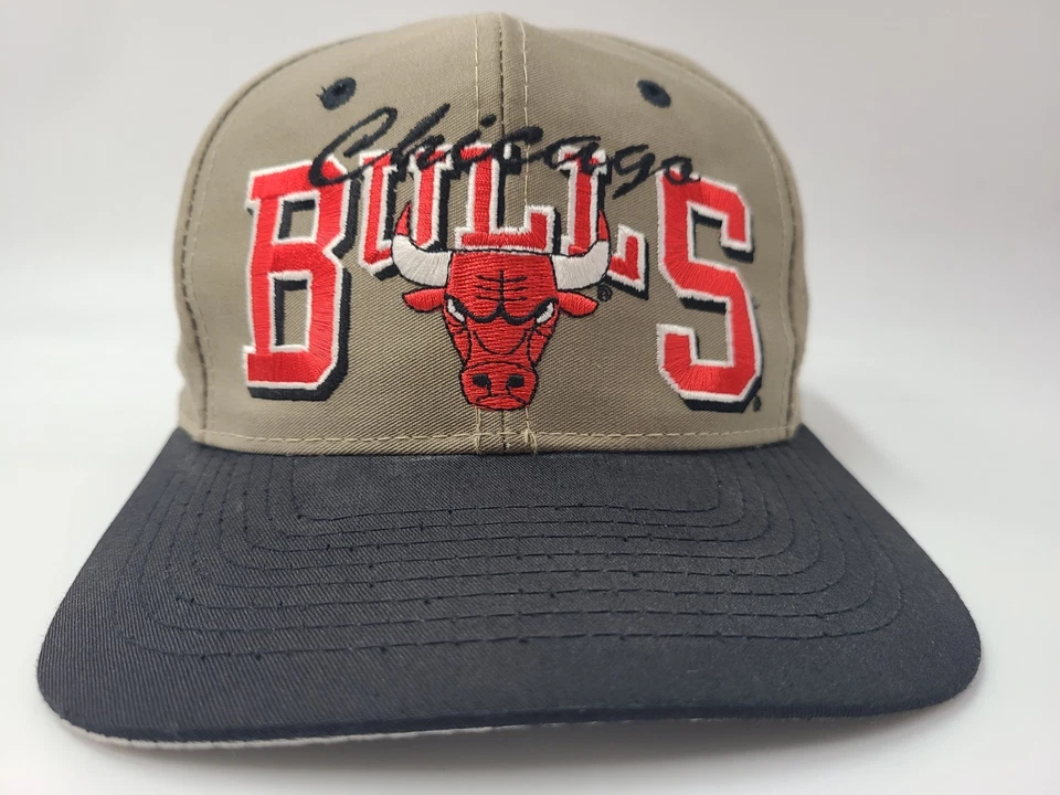 De colección Chicago Bulls Drew Pearson Marketing Snapback Gorra NBA Beige Negro Foto 2 de 4