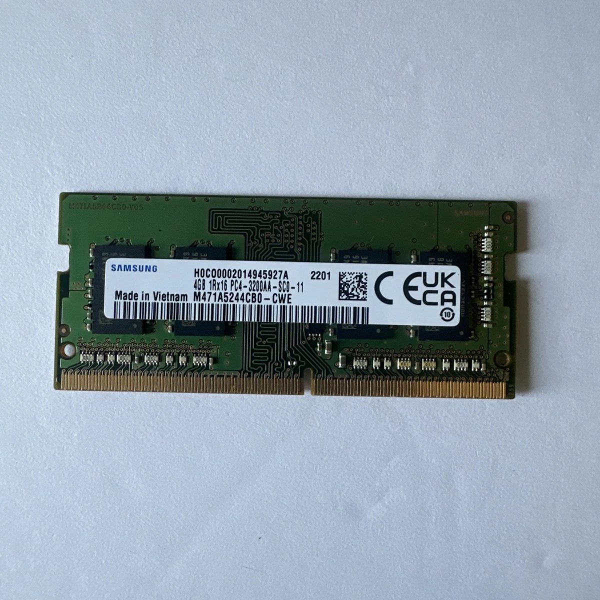 Samsung DDR4 SDRAM 4 GB Capacity per Module Memory (RAM) for sale