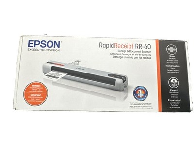 Epson RapidReceipt RR-60 Mobil Receipt And Color Document Scanner R
