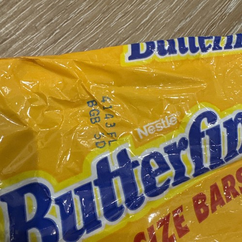Vintage Butterfinger Candy Bag Junk Food 90s Empty Nestle Foodie Fun Size Bars - Bild 5 von 12