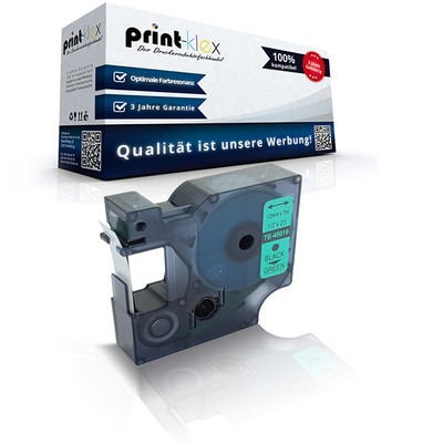 Rebuilt Schriftband für Dymo LABELMANAGER 120 P 150 160 200 Office Plus