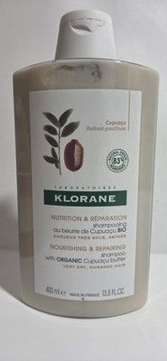 Klorane Nourishing & Repairing Shampoo With Organic Cupuacu Butter 13.5 FL OZ 