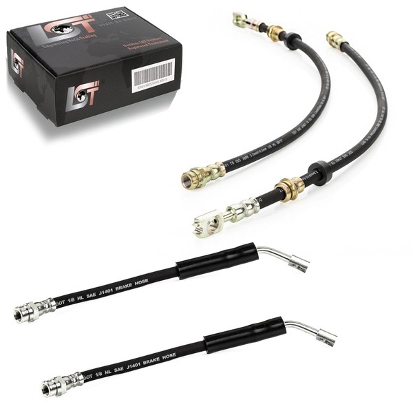 4X Bremsschlauch Bremsleitung Set Vorne Hinten FüR VW Sharan 7N Ab 2010-image