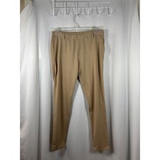 Faded Glory Womens XL Tan Khaki Pull On Jegging Skinny Stretch Pants RN87419