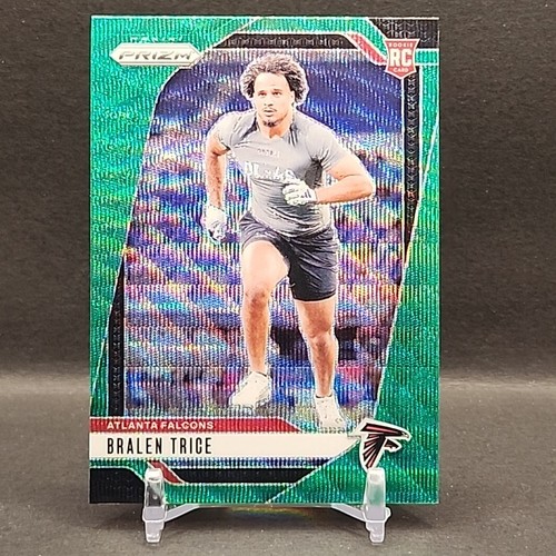 Bralen Trice Rookie RC Green Wave Prizm 2024 Panini Prizm #312 Atlanta Falcons - Picture 1 of 3