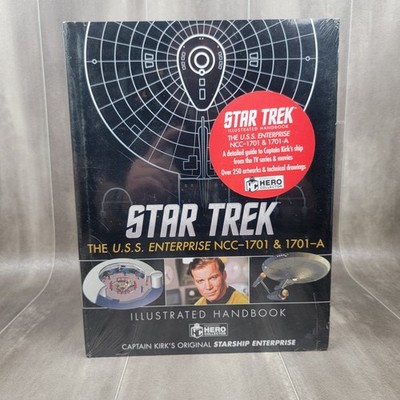 Star Trek: The U.S.S. Enterprise NCC-1701 & 1701-A Illustrated Handbook Sealed