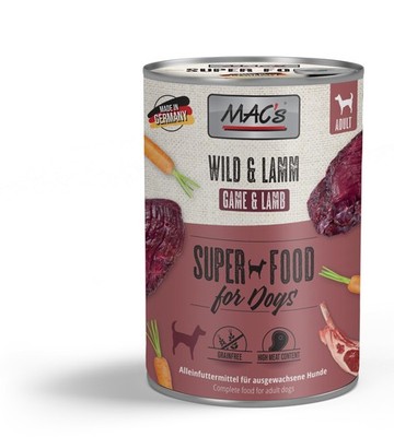 MAC's Dog Wild & Lamm 400gx6