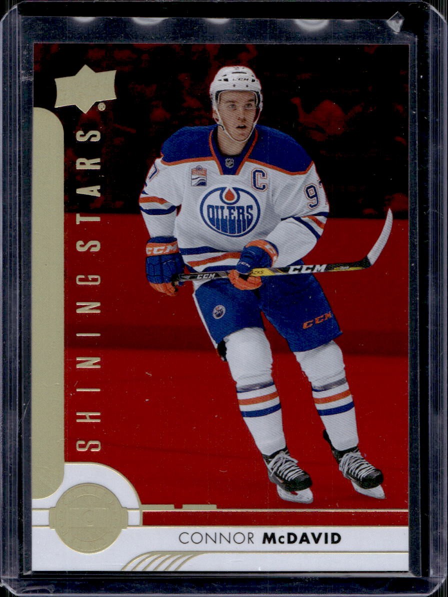 Connor McDavid 2017-18 Upper Deck #SSC-3 Shining Stars Red Qty Available