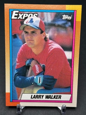Larry Walker Topps #757 Montreal Expos