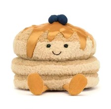 Amuseables Fran Pancakes Plush Soft Stuffed Toy Gift NWT