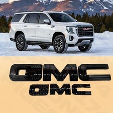 Overlay Emblem For Yukon 2021-2024 Yukon Xl Badge Gloss Black Letter Accessories