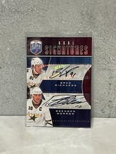 2009-10 Be A Player Signatures Duals #S2RM Brenden Morrow + Brad Richards