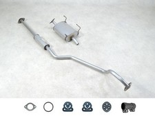 MTS Auspuff Set Neu für Nissan Almera Tino V10 1.8 2.0 Mitteltopf Endtopf Anbaut